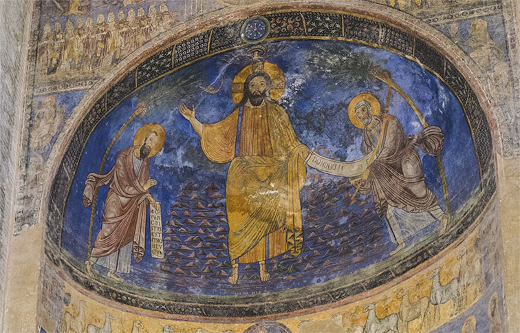 pano affresco dell'altare