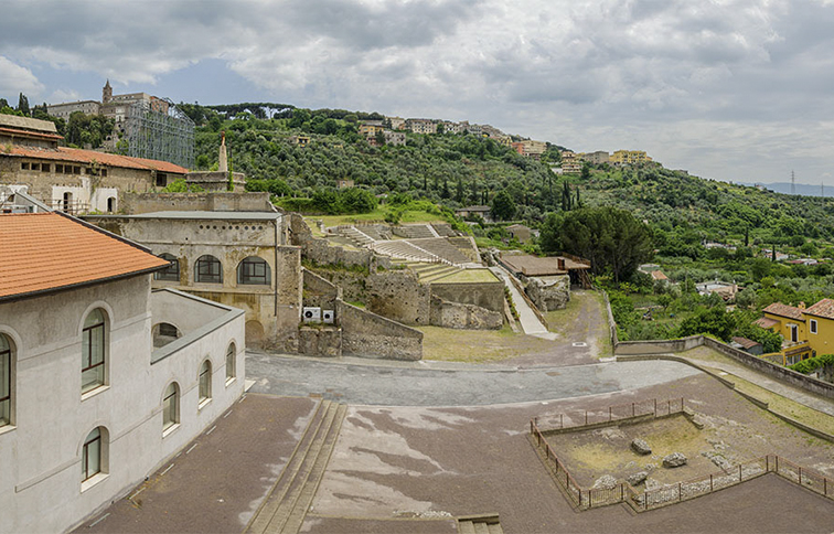 veduta del santuario di ercole vincitore