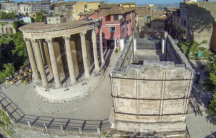 vista del tempio