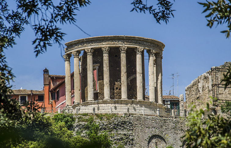 veuta dentrale del tempio