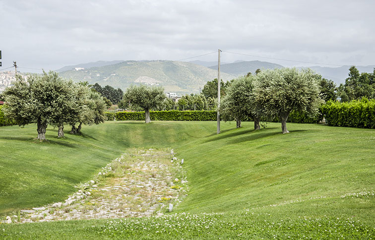 resti dell'antica strada romana