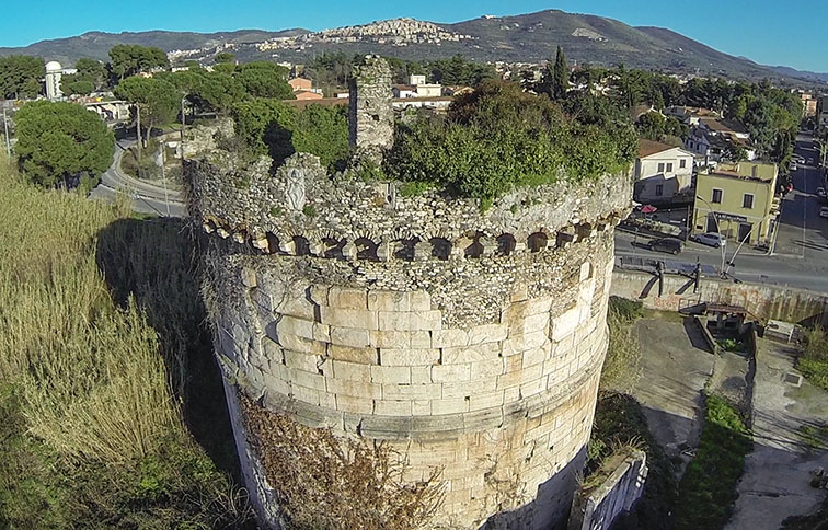 tomba dei plauzi vista drone