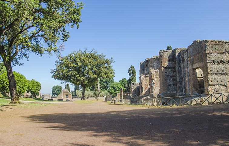 le grandi terme di villa adriana