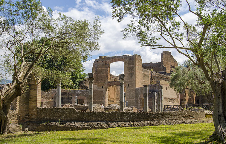 vista villa adriana