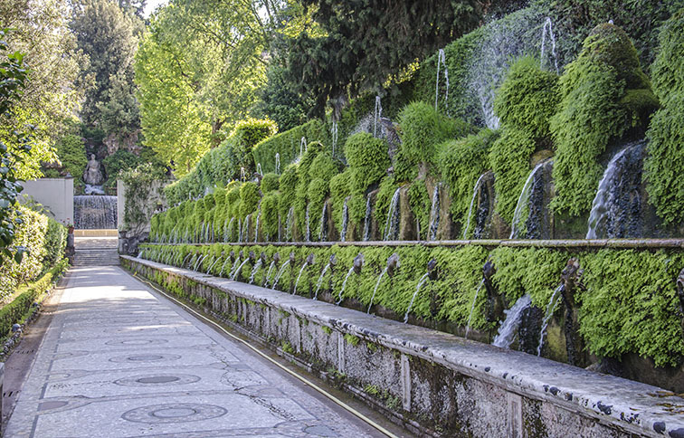 viale delle cento fontane